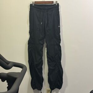 Black dance studio pants size 4 tall